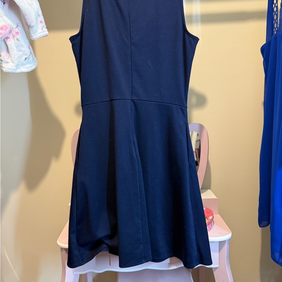 Navy Sleeveless Dress - Picture 2 of 2